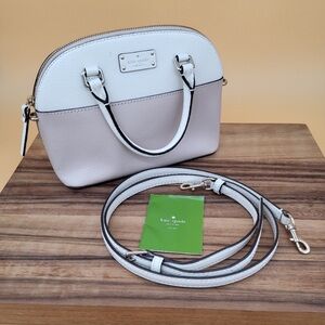 Kate Spade Cream Pebbled Leather Crossbody Bag W/ care card NWOT